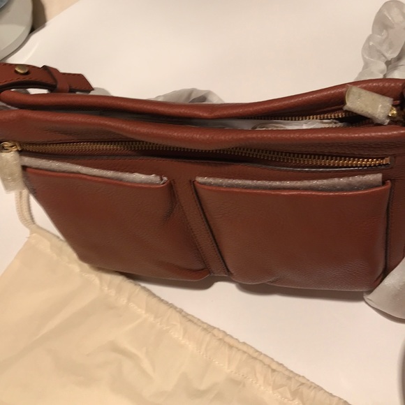 NWT Fossil piper small Crossbody brown pockets - Picture 13 of 15